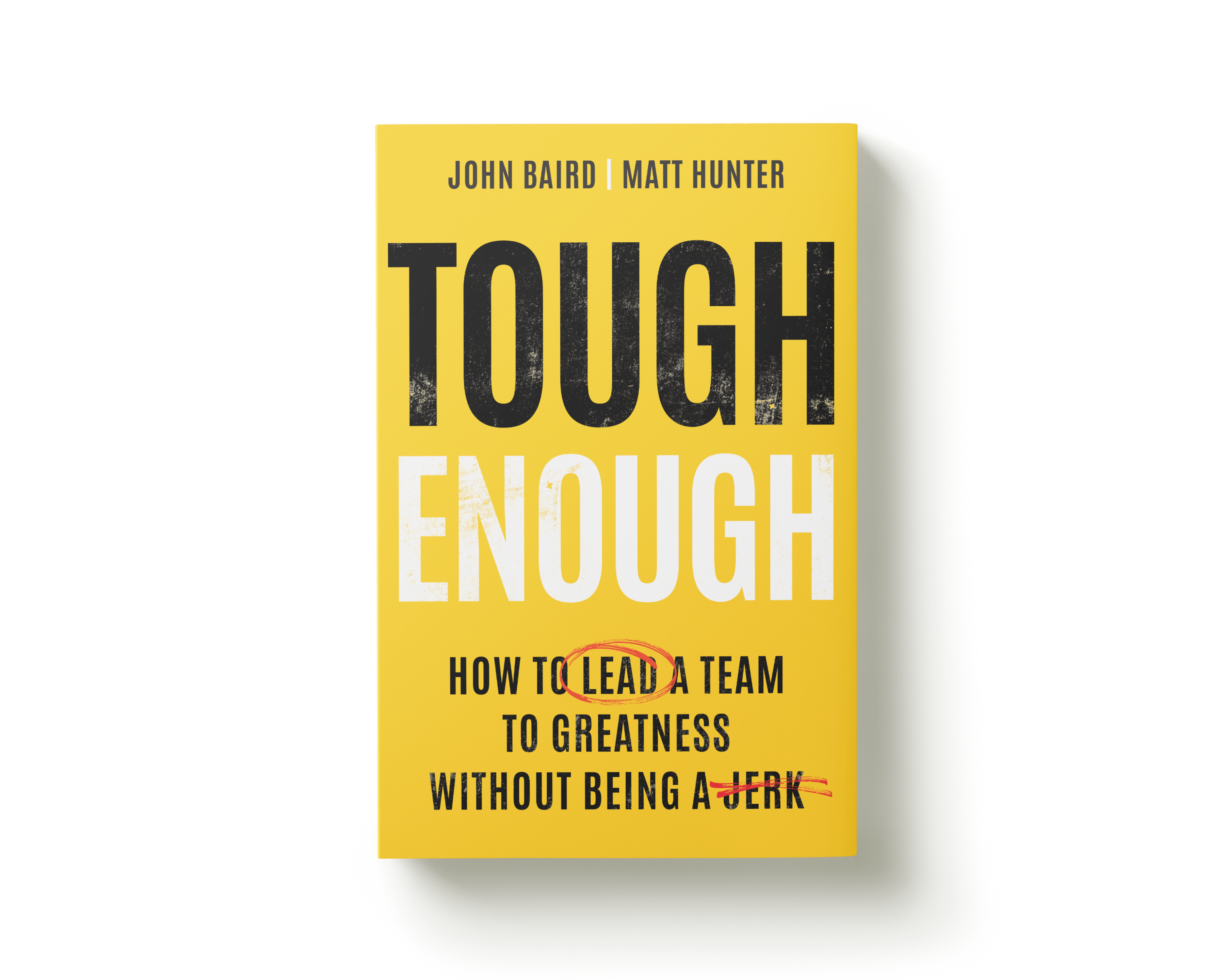 Book titled 'Tough Enough' on a white background